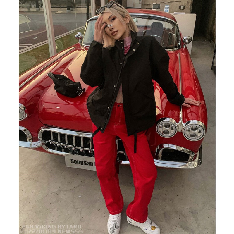 Quần Jean Nữ Ống Rộng Hợp Thời Trang