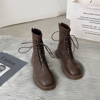 Giày boots khoá kéo sau