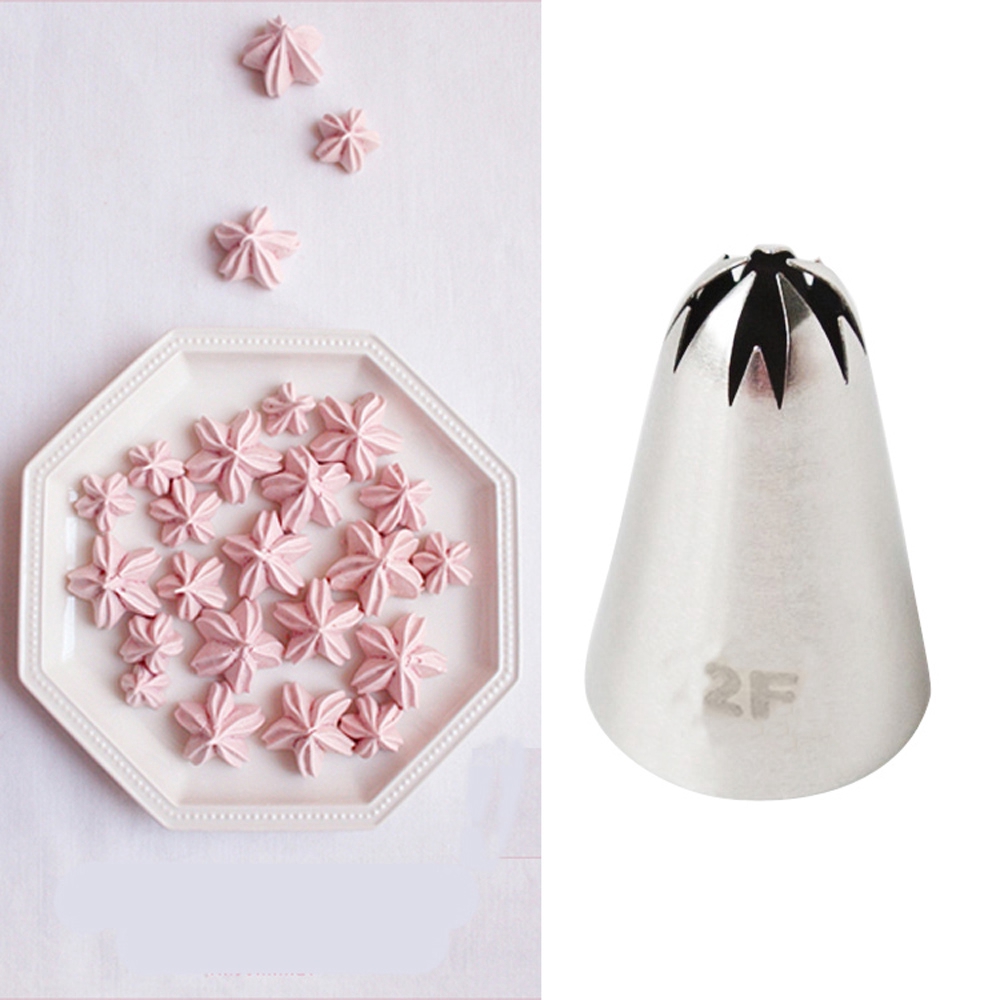 Set 1 hoặc 3 đuôi bắt kem trang trí bánh bằng thép không gỉ