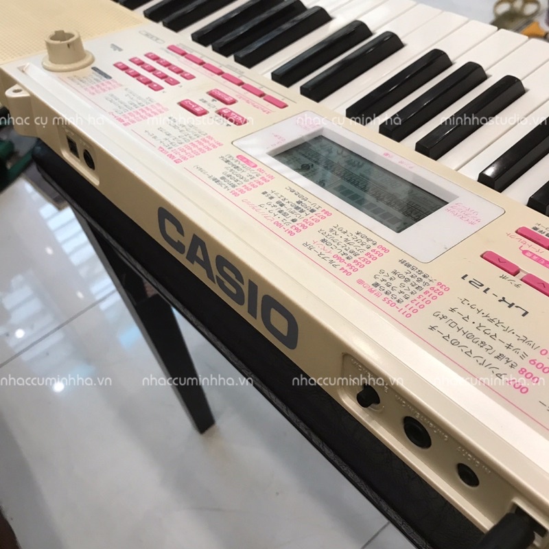 Đàn Organ Casio LK-121 cao cấp, 61 phím cảm ứng ánh sáng Led, chơi hoàn hảo