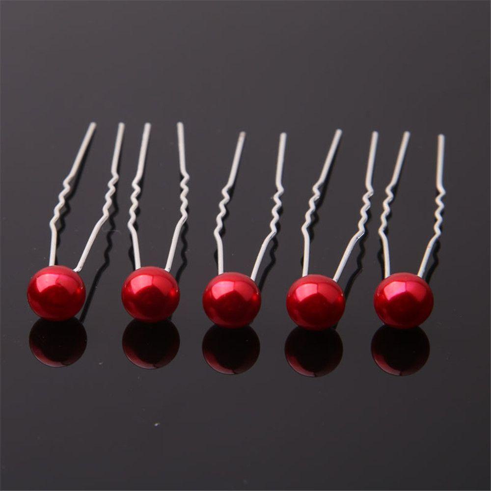 Hộp 20 Ghim Cài Tóc Ngọc Trai Trang Trí Tóc Cho Cô Dâu