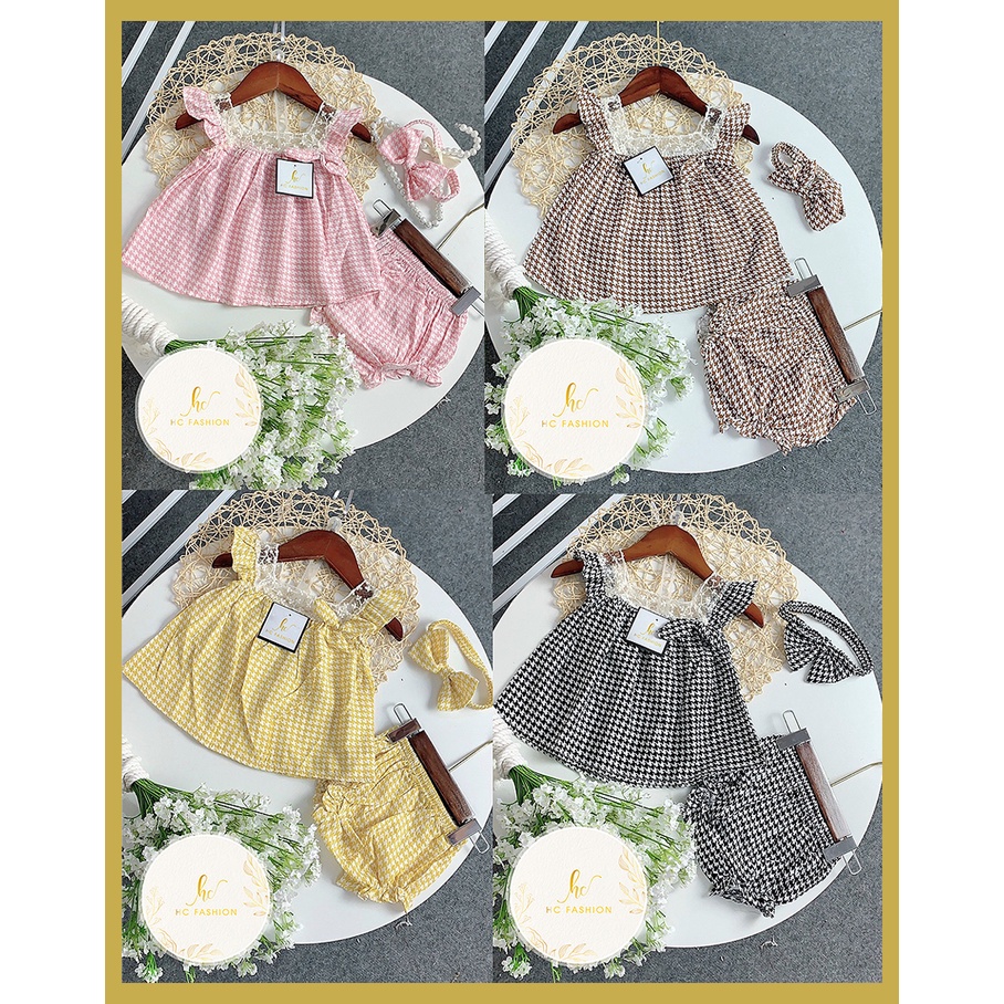 Quần áo bé gái🎯FREESHIP+tặng turban🎯Set đồ trẻ em THIẾT KẾ💞HC KIDS-SET CÁNH TIÊN váy trẻ em hàng thiêt kế ca