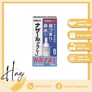 Xịt xoang mũi Nazal 30ml Nhật Bản