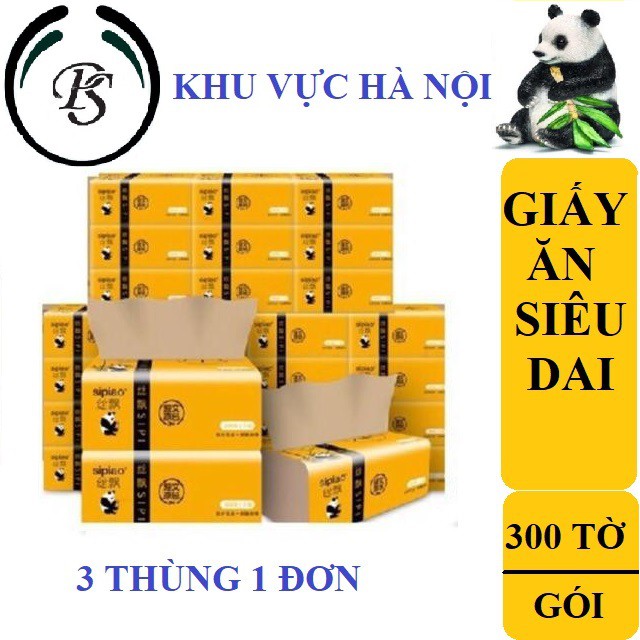 30 GÓI GIẤY ĂN GẤU TRÚC SIPIAO SIÊU DAI