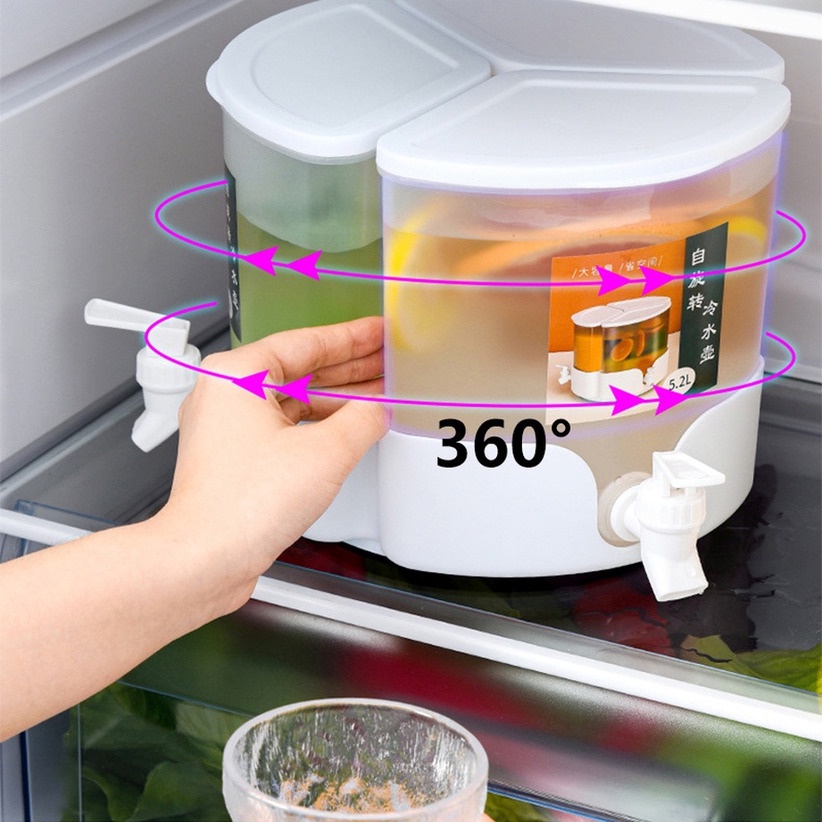 Bình đựng đồ uống có vòi rót chống tràn nhiều dung tích tùy chọn tiện dụng khi sử dụng tại nhà/quầy bar