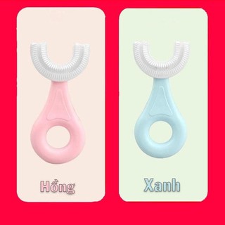 ( HOT NEW )Bàn Chải Đánh Răng Chữ U Thông Minh Chất Liệu Silicon Cho Bé Từ 2 - 6 Tuổi