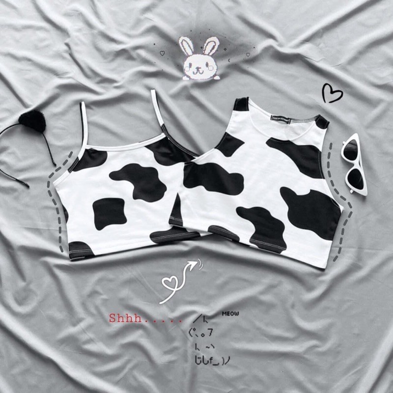 Set Bò Sữa Unisex Xinh Xắn Có Tách Lẻ Ảnh Thật