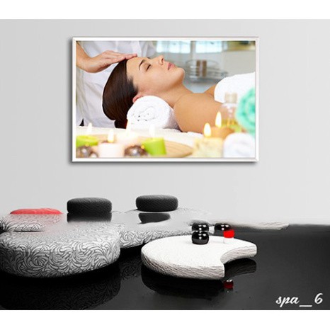 Decal dán tường Spa, Tranh Spa đẹp in 3d nhiều mẫu