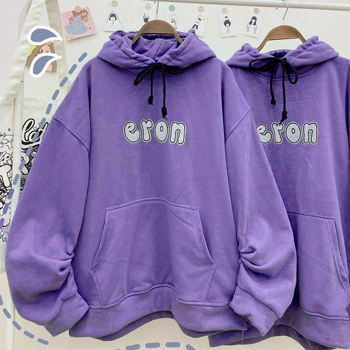 ÁO HOODIE - ÁO KHOÁC NỈ NGOẠI Tay Phồng Eron (HD2300 - Form Dơi)