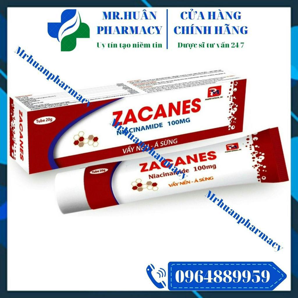 Zacanes 20g - Dùng cho vẩy nến, á sừng, viêm da cơ địa, viêm da tiếp xúc, eczema, tổ đỉa, vẩy phấn, ngứa