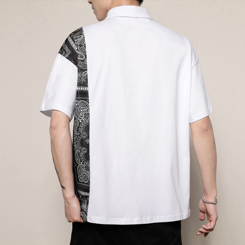 Áo Polo Tay Ngắn Dáng Rộng Cỡ Lớn 8XL Thời Trang Trẻ Trung Cho Nam