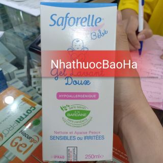 Sữa tắm Saforelle 250ml bebe cho bé
