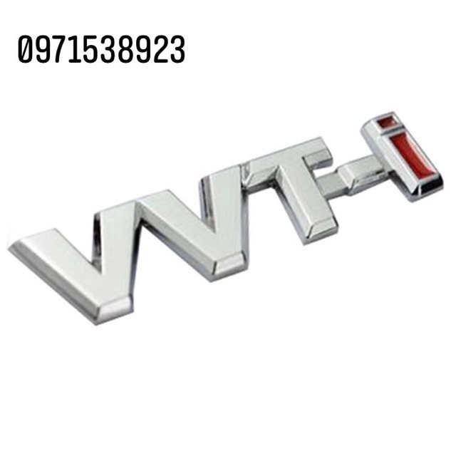 Chữ vvti bằng kim loại cho camry vios yaris corolla