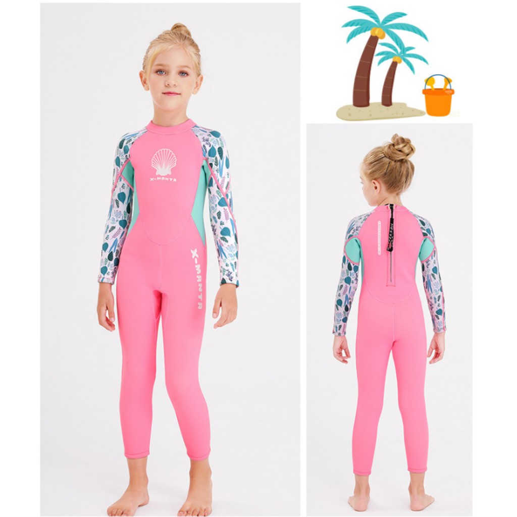 Đồ bơi giữ nhiệt bé gái mẫu 2021