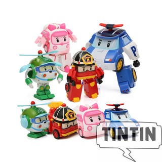 Đồ chơi biến hình biệt đội xe robocar Poli 2 trong 1 TINTIN 88168