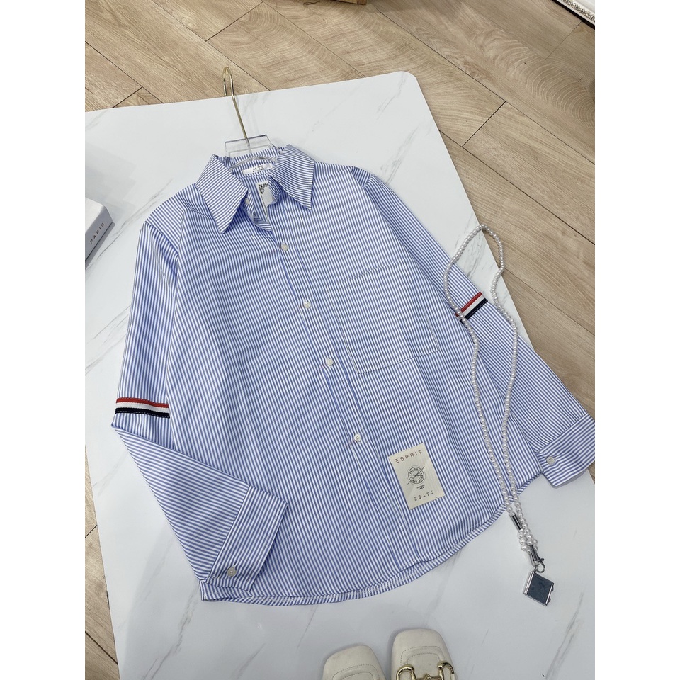 Áo sơ mi Thome kẻ xanh