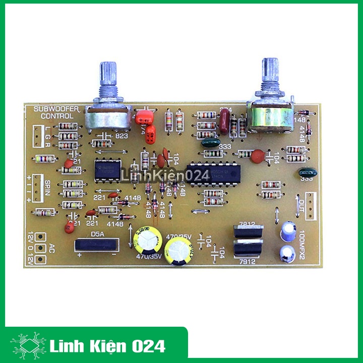 Board Sub (Tần Số 40hz-250hz) Dùng Cho Các Thùng Loa Sub