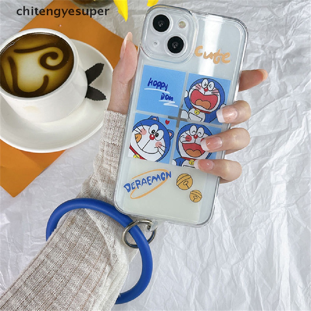 Dây Đeo Điện Thoại Bằng Silicon Hình Tròn Nhiều Màu Dễ Thương
