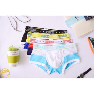 QUẦN LÓT BOXER NAM DẠNG LƯỚI KIỂU DÁNG THỂ THAO