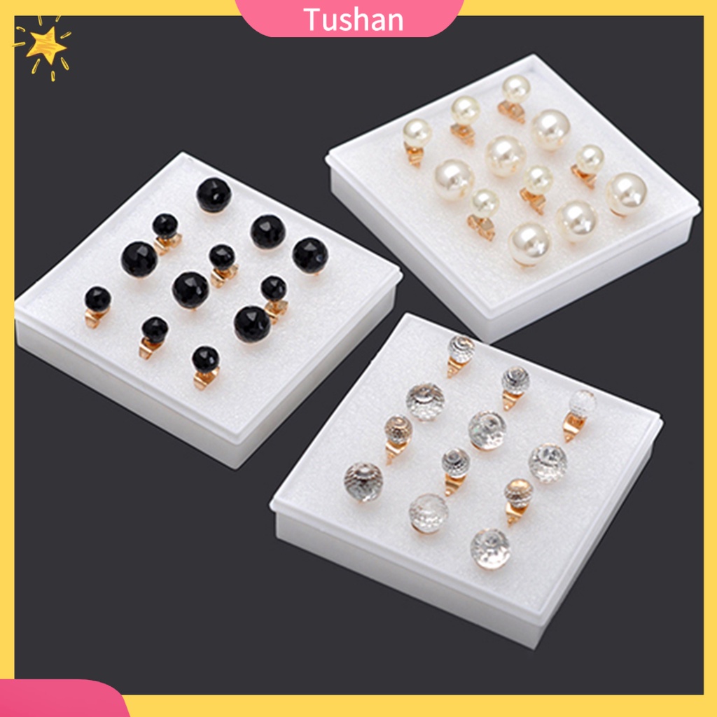 Khuyên tai nữ đính ngọc thời trang 2018