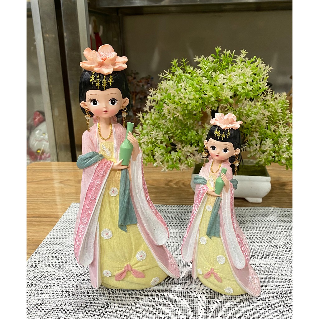 Tượng tiên nữ Hằng Nga size 22cm / 16.5cm