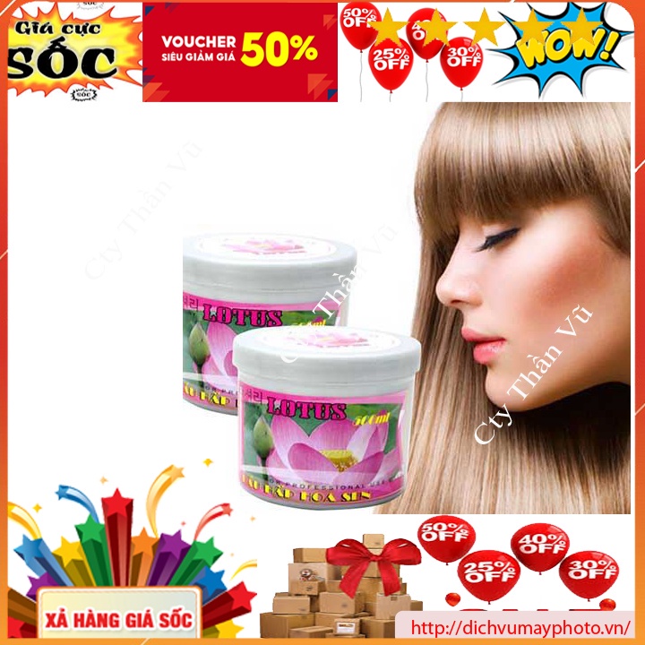 Hấp Dầu Xả Tóc Hoa Sen 1000ml Giúp Tóc Mềm Mượt Như Làm Tại Salon kholinhkienmayin