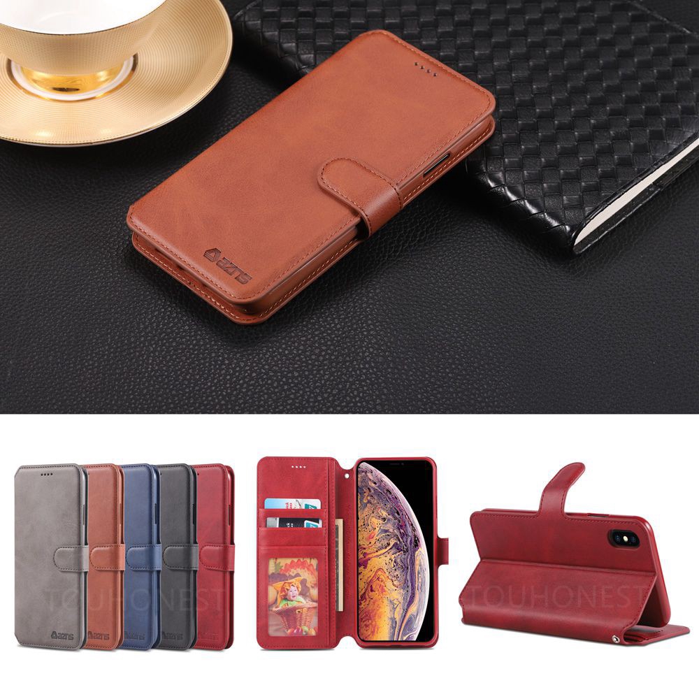 Bao da điện thoại cho iPhone SE2 SE 2020 11 Pro Max X XS Max XR 7 8 Plus Luxury Flip Stand Leather Wallet Full Cover Phone Case | BigBuy360 - bigbuy360.vn