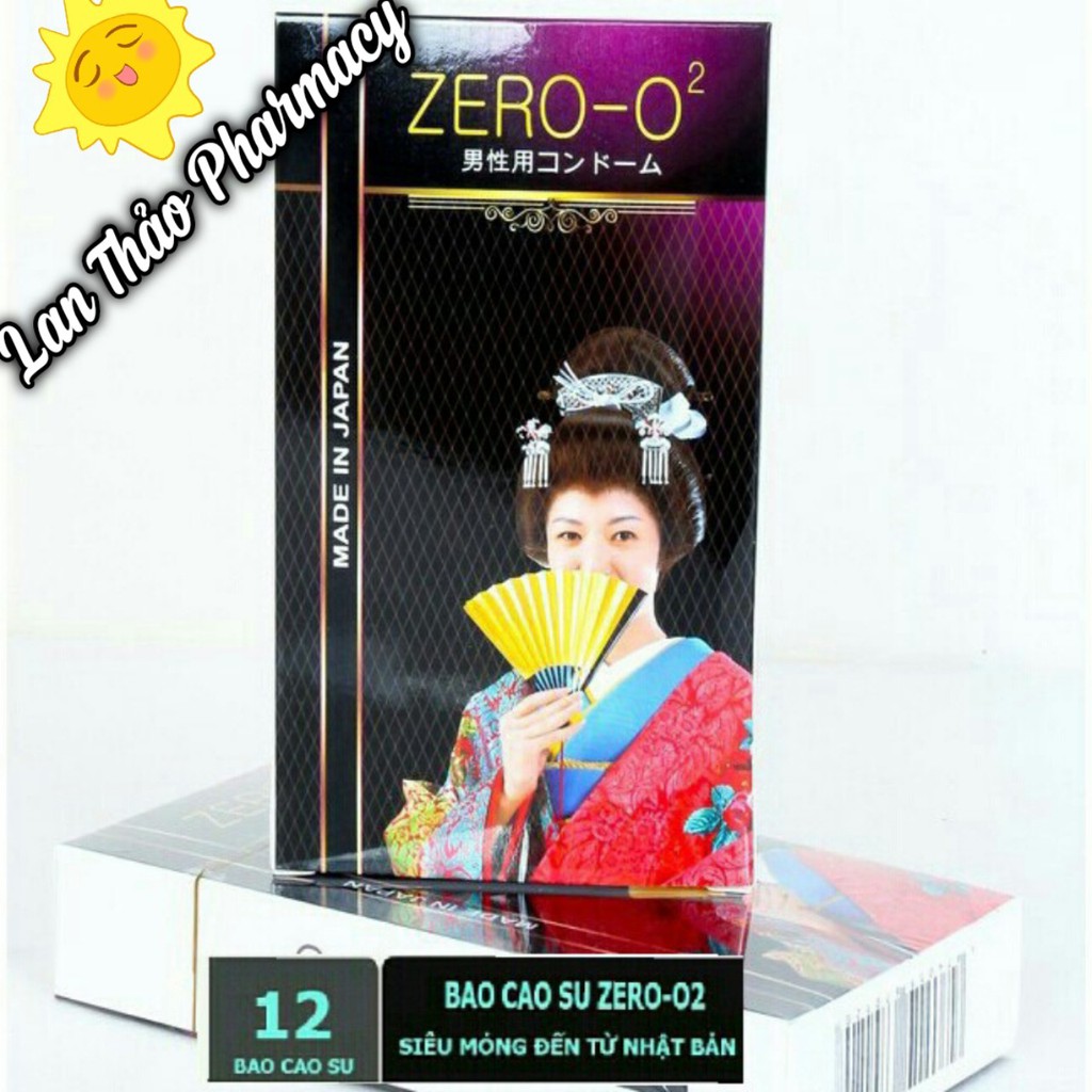 Bao cao su Zero O2 Nhật Bản siêu mỏng giá tốt