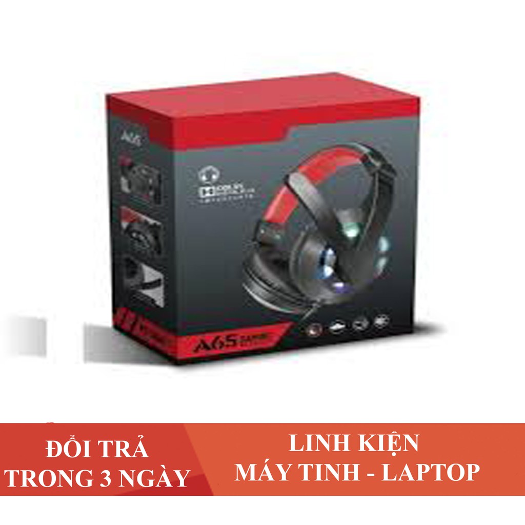 [Mã ELFLASH5 giảm 20K đơn 50K] Xả kho -Tai nghe gaming chụp tai A65 (Headphone Gaming)