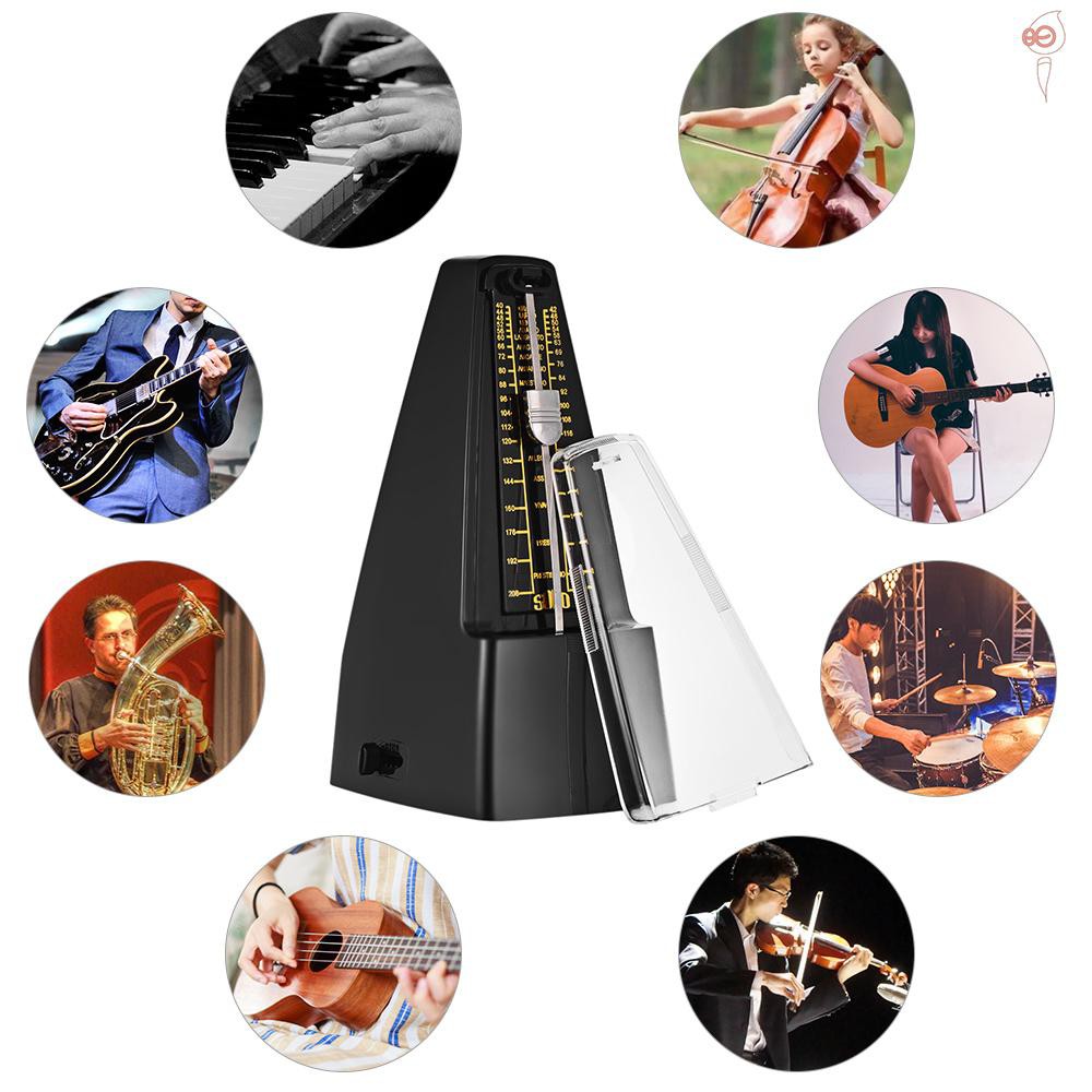 X&S Standard Universal Mechanical Metronome ABS Material for Guitar Violin Piano Bass Drum Musical Instrument Practice Tool for Beginners