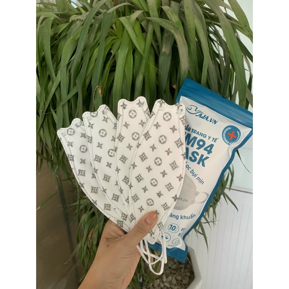 [CHÍNH HÃNG] COMBO 10 TÚI 100 Khẩu Trang 4D KF94 HD Mask NHIỀU MÀU Chống Bụi Mịn Và Kháng Khuẩn Tiêu Chuẩn Hàn Quốc