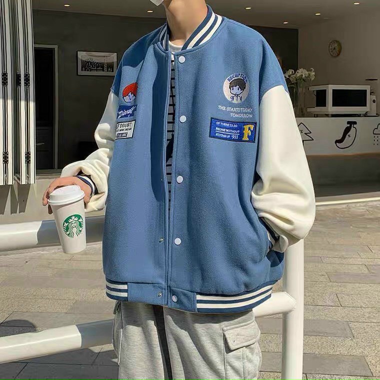 Áo khoác Bomber nam nữ và cặp đôi XUKASTORE Có thêu chữ, dùng để chống nắng phong cách Unisex có 3 màu form rộng