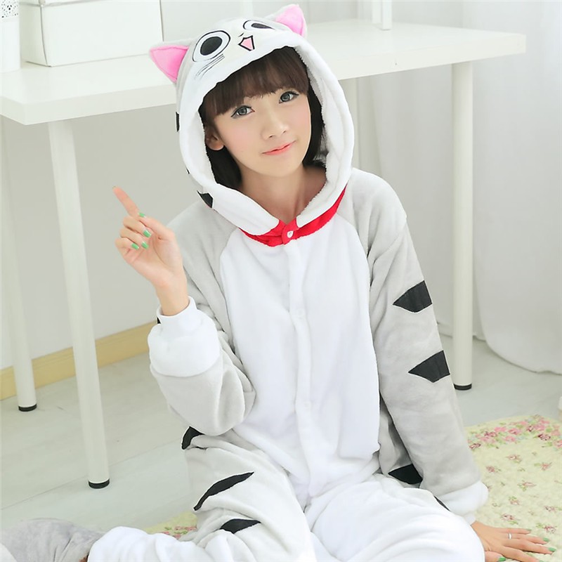 Bộ đồ ngủ hoá trang mèo Kigurumi cho Halloween