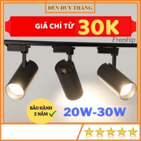 Đèn Rọi Ray 20W 30W Siêu Sáng, đèn rọi chiếu điểm, đèn thanh ray