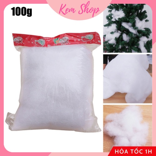 Bông Giả Tuyết Trang Trí Cây Thông Giáng Sinh Noel Christmas - Kemshop K49