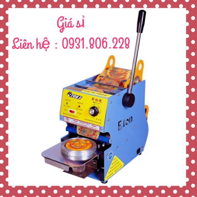 MÁY ÉP LY TRÀ SỮA ETON D7 ÉP LY 700ML TRỞ XUỐNG