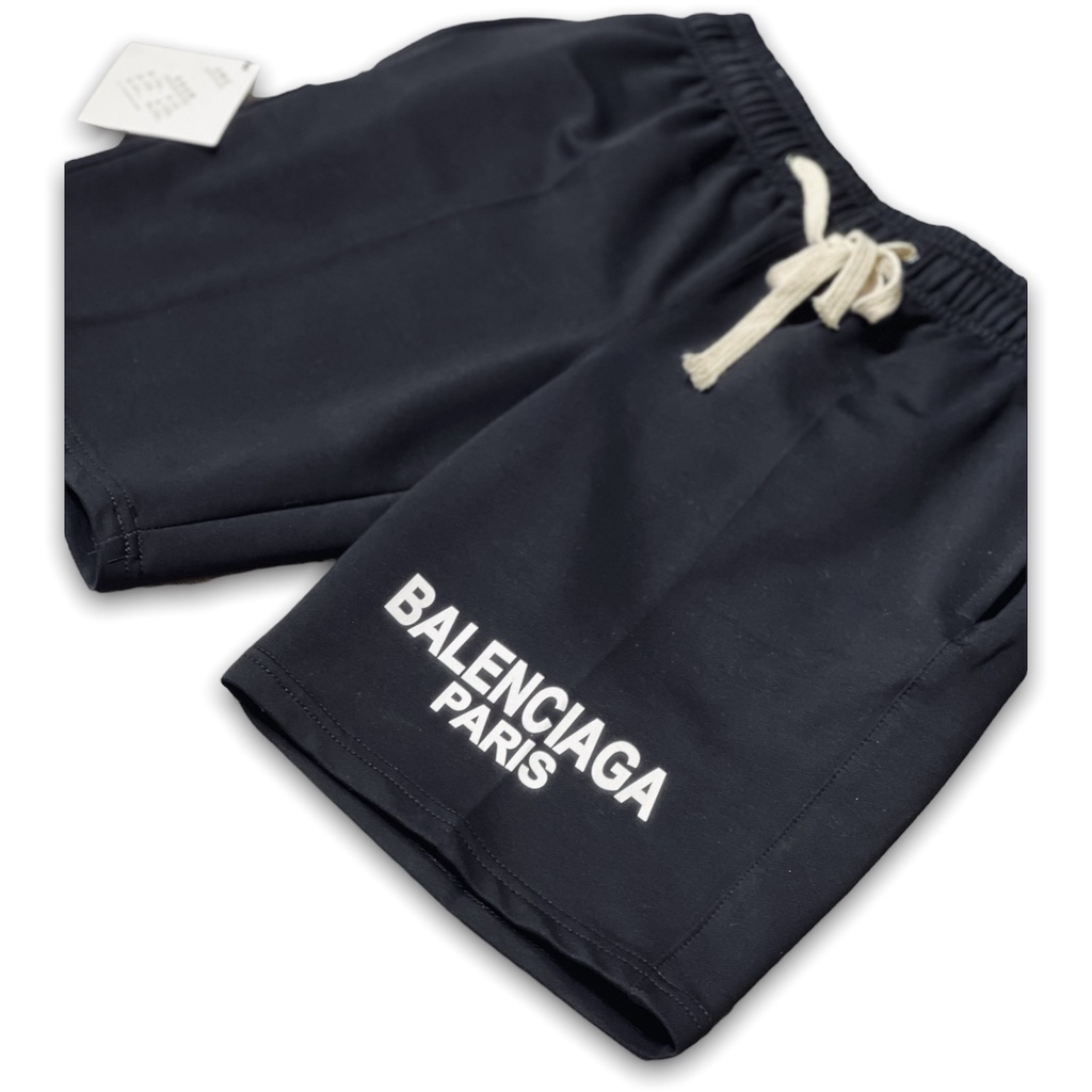 Quần Short Nỉ Nam Siêu Đẹp . Quần Ngố Nỉ In Chữ Icon-Mikenco-Balenciaga-Lv Chất Vải Nỉ Da Cá DT FASHION MENWEAR