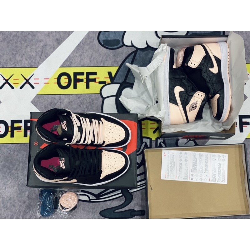 [AGsneaker] Giày thể thao cổ cao màu Black crimson tint chân bè fit lên 1 size... | BigBuy360 - bigbuy360.vn