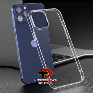 Ốp lưng trong suốt iPhone 12 Pro Max chính hãng Memumi (phủ nano không ố màu)