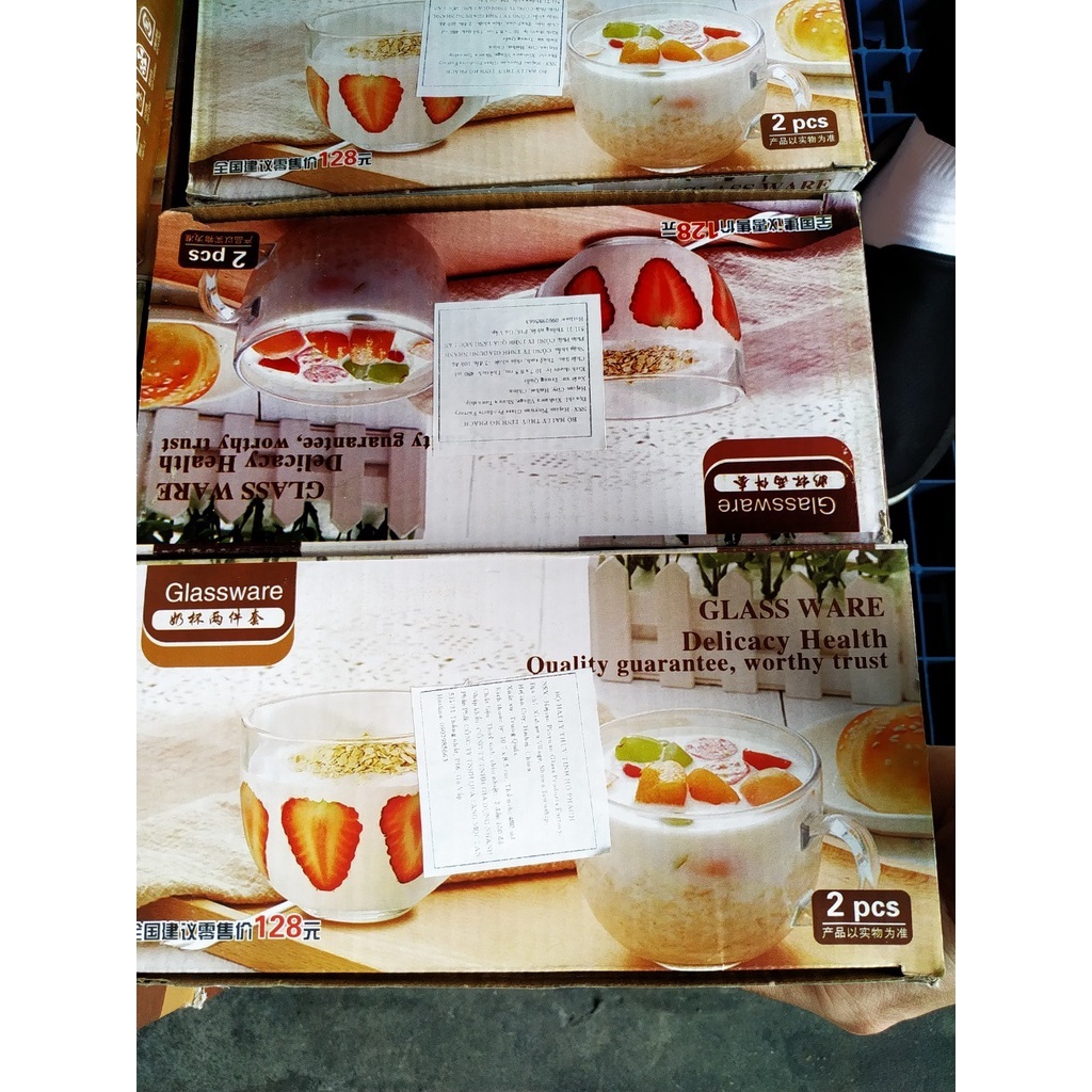 [QUÀ TẶNG KHÔNG BÁN] Bộ 2 ly thủy tinh