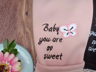 Quần nỉ lót lông bé gái