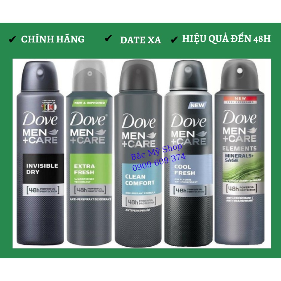 XỊT KHỬ MÙI DOVE MEN CARE 107G