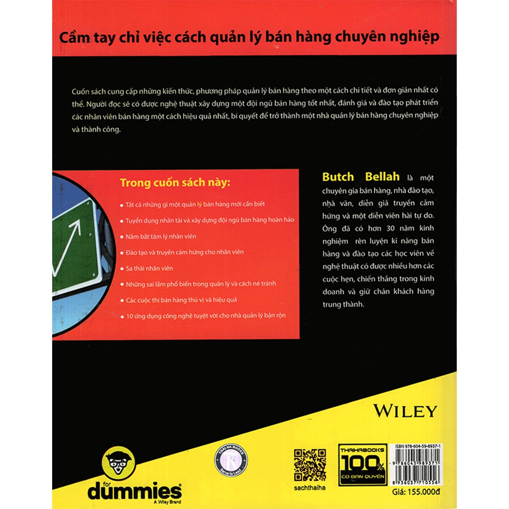 Sách - Quản Lý Bán Hàng For Dummies | BigBuy360 - bigbuy360.vn