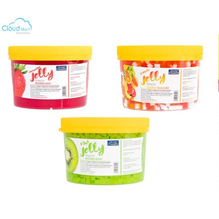 Thạch Jelly Hùng Chương Đủ Vị 2.2kg - Nguyên liệu pha chế CLOUD MART