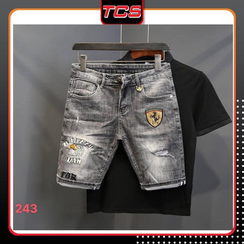 QUẦN SHORT JEAN NAM CO DÃ 4 CHIỀU CAO CẤP 140
