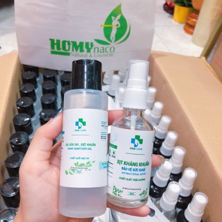 Gel rửa tay khô diệt khuẩn & Xịt khoáng kháng khuẩn an toàn cho da CHUCARE - Chu Care 50ml 100ml