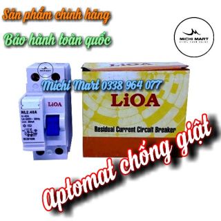 Aptomat chống giật Lioa 25A - 32A - 40A dòng rò 30 mA (cầu dao chống dòng rò)