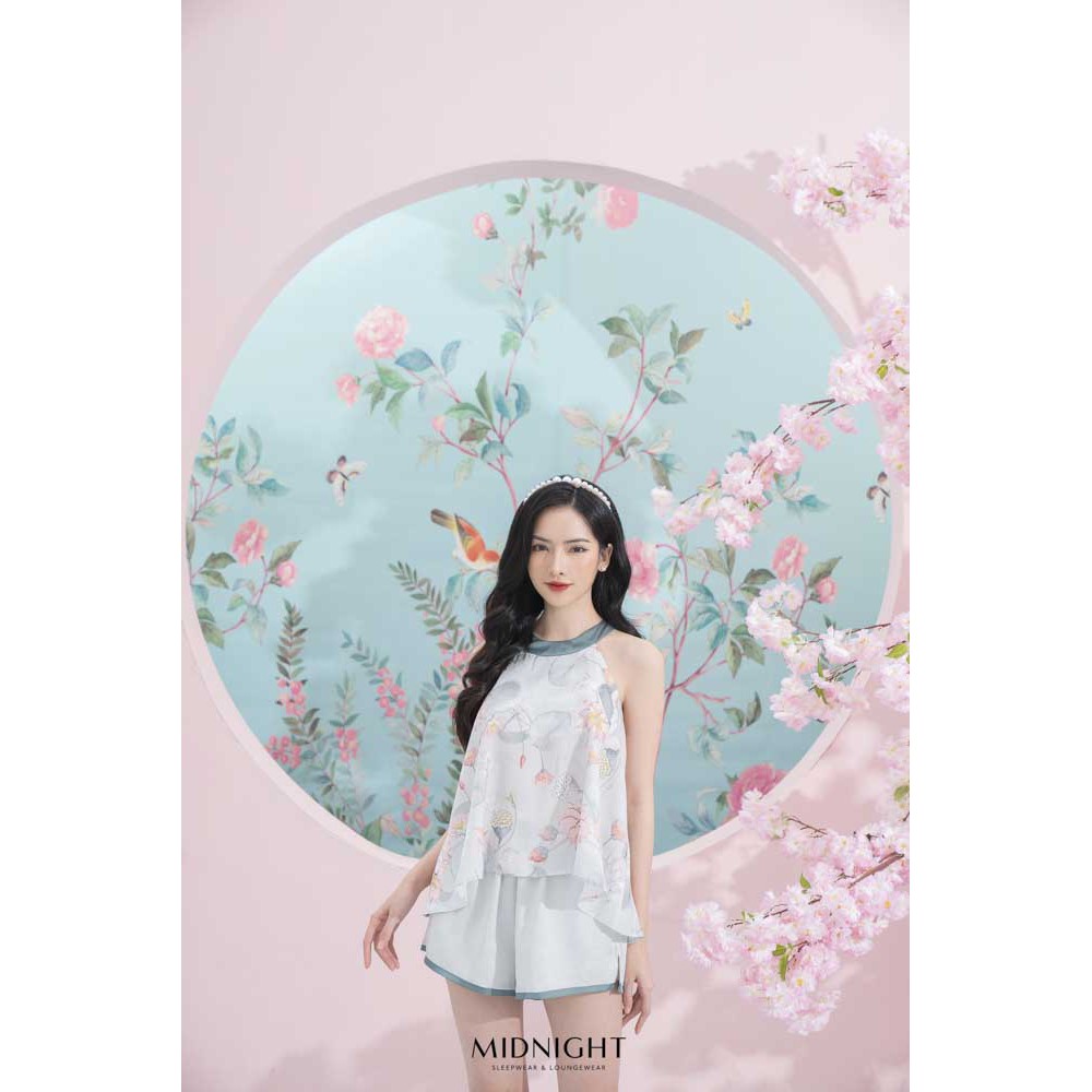 Set Yếm Hải Đường - Midnight Sleepwear
