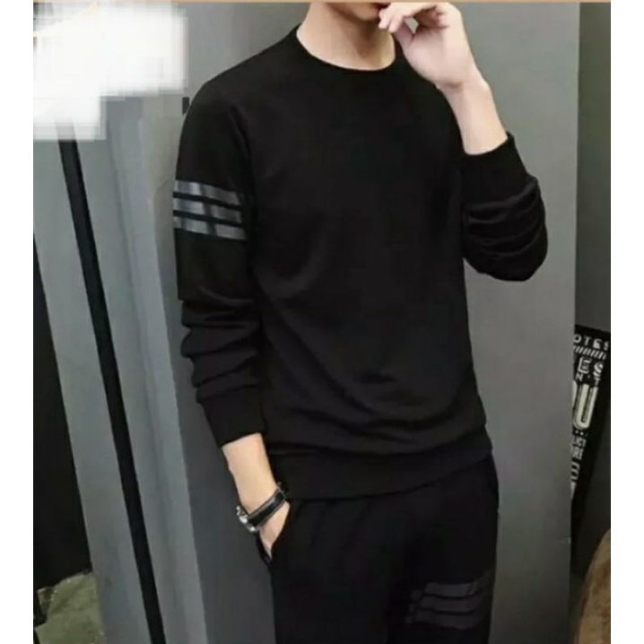 Bộ Nỉ Nam Dài Tay - Đồ Bộ Nam Thể Thao Chạy Sọc Cao Cấp Thu Đông - Set Đồ Bộ Nam Mặc Nhà Chất Nỉ Dài Tay Hot 2022