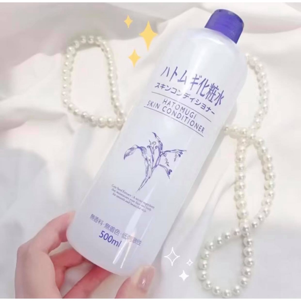 Nước hoa hồng Lotion Naturie Skin Conditioner, toner dưỡng ẩm sáng da Nhật Bản 500ml Rose.beautify